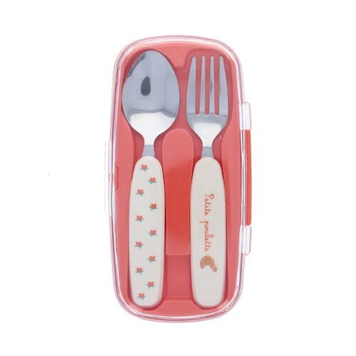 Les Petits Marmots | Set de couverts - La petite poule rousse