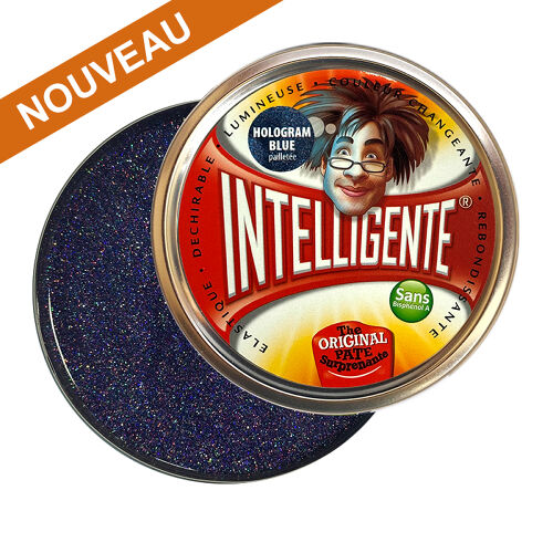 Les Petits Marmots | Pâte intelligente 80g - Hologram blue pailletée