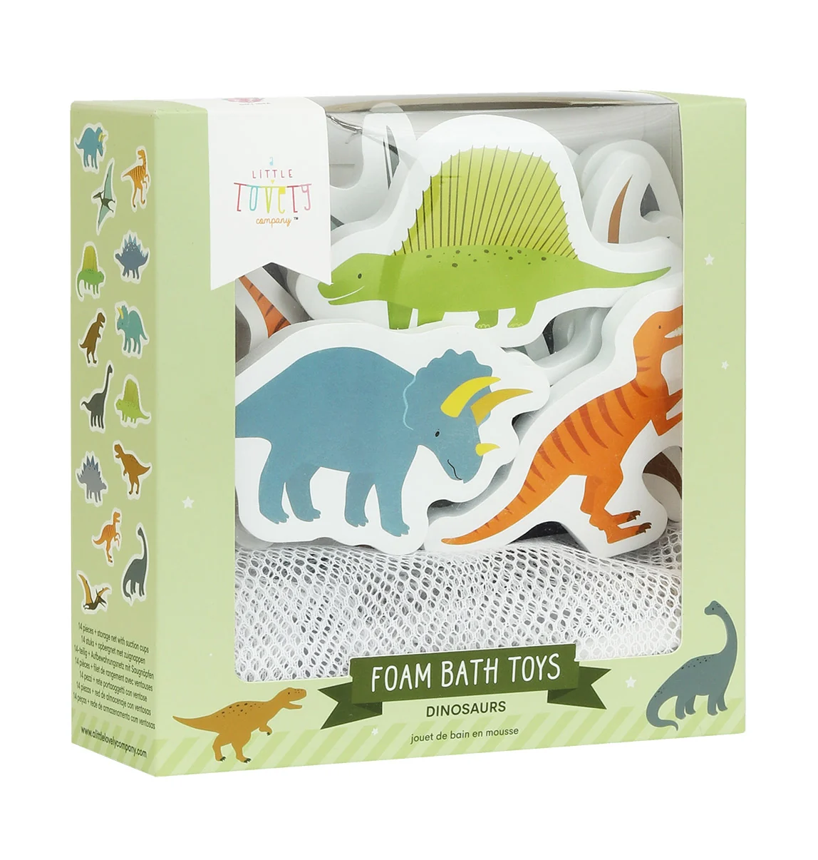 Les Petits Marmots | Jouets de bain en mousse - Dinosaures 