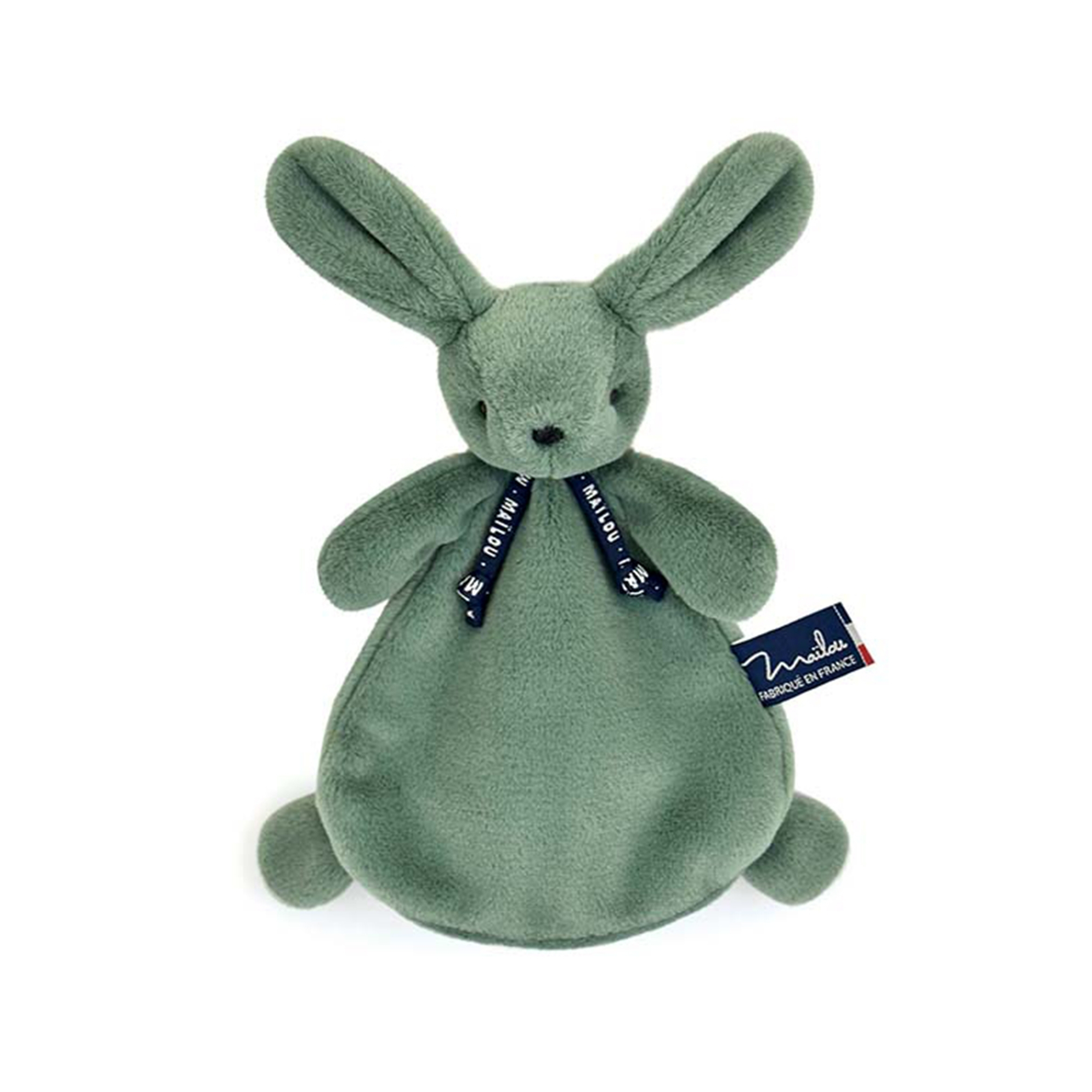 Les Petits Marmots | Doudou plat Lapin Sauge Dorlotin – 24 cm