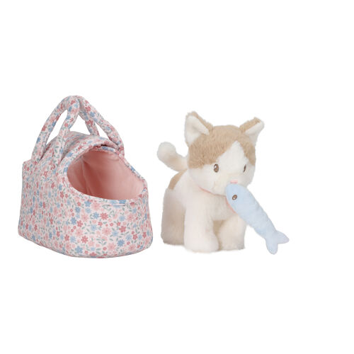 Les Petits Marmots | Peluche chat avec sac de transport - Marley 