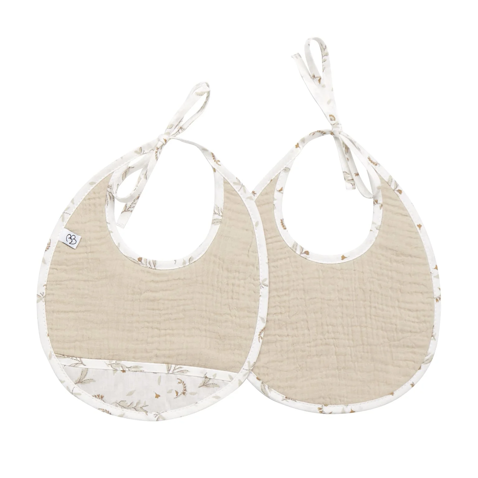 Les Petits Marmots | Set de 2 bavoirs de naissance - Daydream