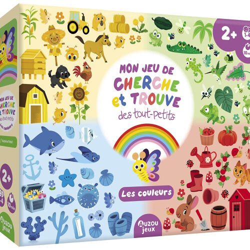 Les Petits Marmots | Mon jeu de cherche et trouve des tout-petits - Les couleurs