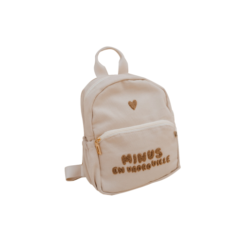 Les Petits Marmots | Sac à dos Minus en vadrouille - Beige