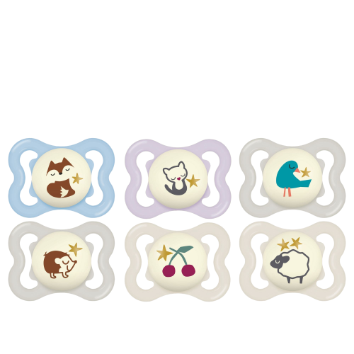 Les Petits Marmots | 2 sucettes Supreme Nuit - 2-6 mois