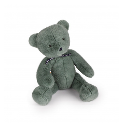 Les Petits Marmots | Ours en peluche Sowen 40cm - Eucalyptus