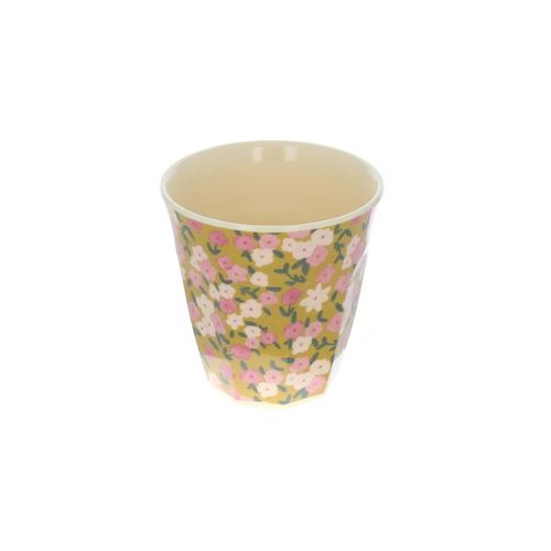 Les Petits Marmots | Verre S - Fleurs moutarde