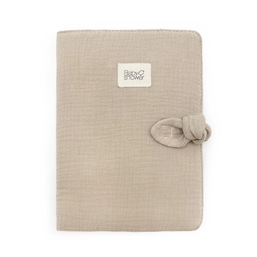 Les Petits Marmots | Protège carnet de santé - Latte powder