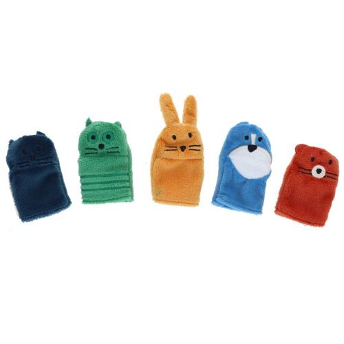 Les Petits Marmots | Marionnettes à doigts animaux - La forêt