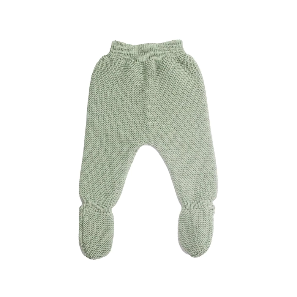 Les Petits Marmots | Pantalon en maille - Olive