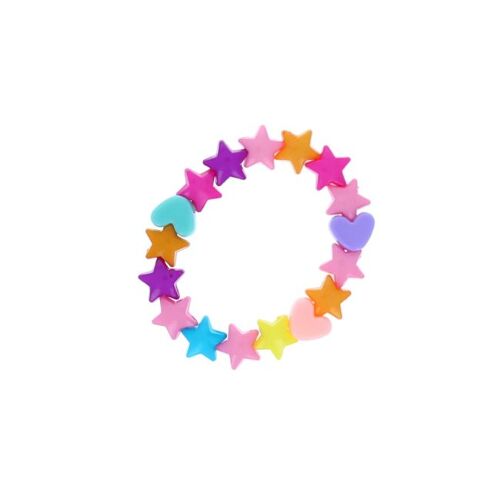 Les Petits Marmots | Bracelet étoiles et coeurs 