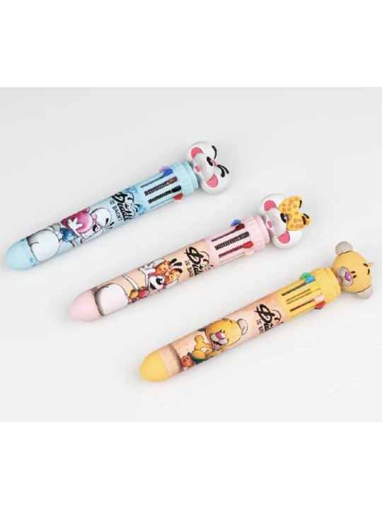 Les Petits Marmots | Stylo 3D 10 couleurs - Diddl