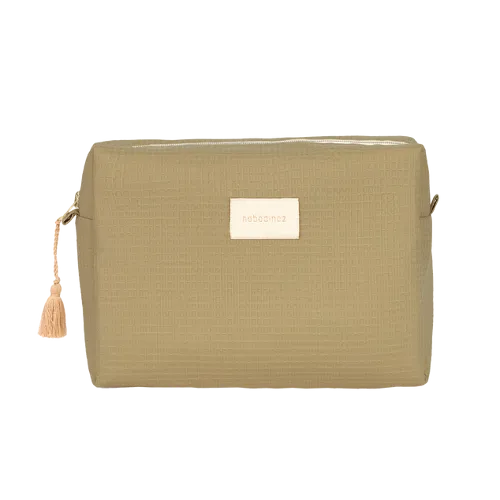 Les Petits Marmots | Trousse de toilette imperméable Diva - Olive green