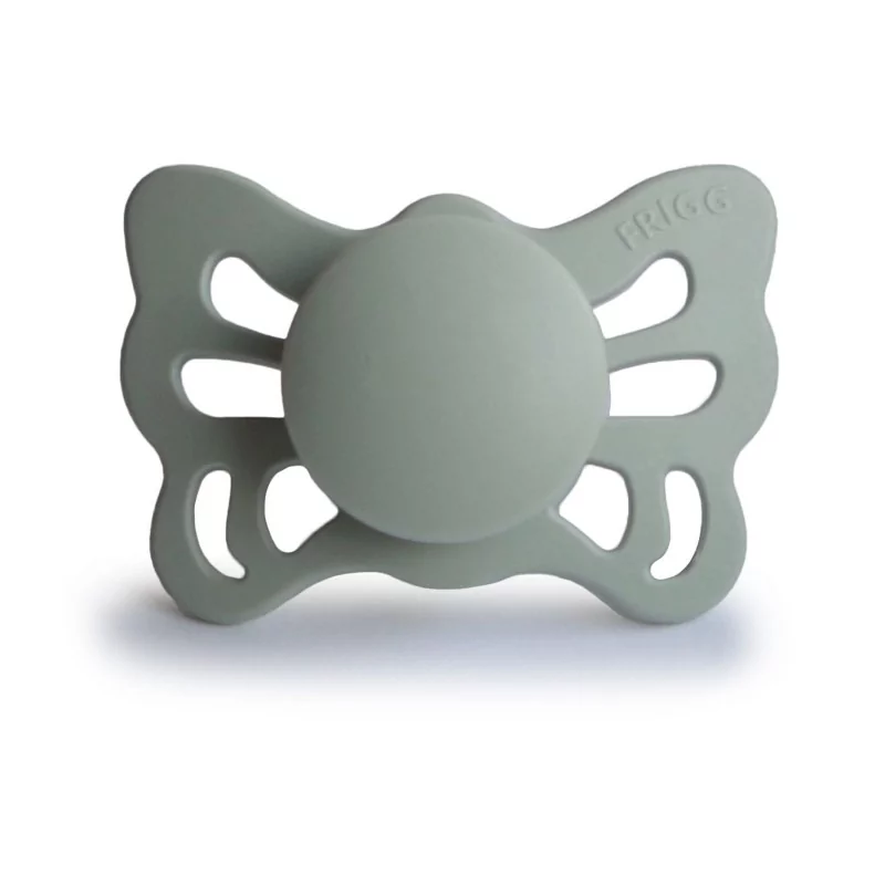 Les Petits Marmots | Tétine Butterfly Silicone 0-6 mois - Sage