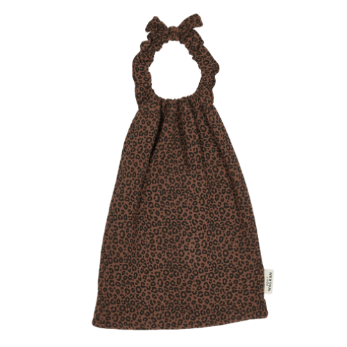 Les Petits Marmots | Serviette de cantine AW - Léopard marron