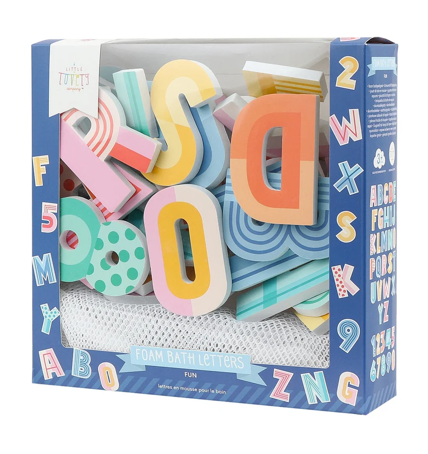 Les Petits Marmots | Jouets de bain en mousse - Lettres et chiffres