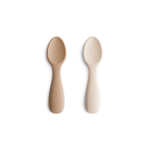 Les Petits Marmots | Set de 2 petites cuillères bébé - Mushie