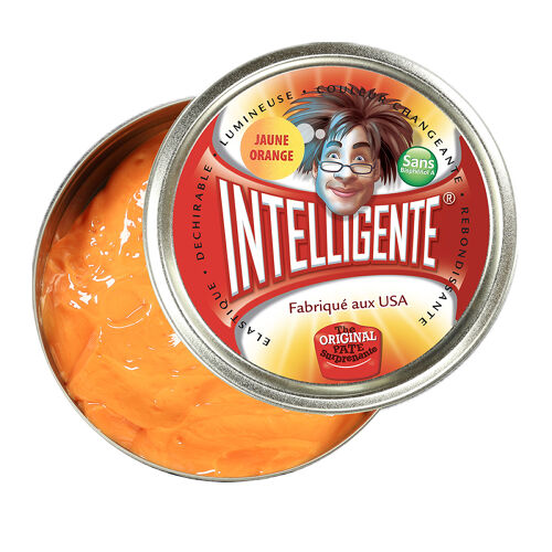 Les Petits Marmots | Pâte intelligente 80g - Jaune orange (couleurs changeantes)