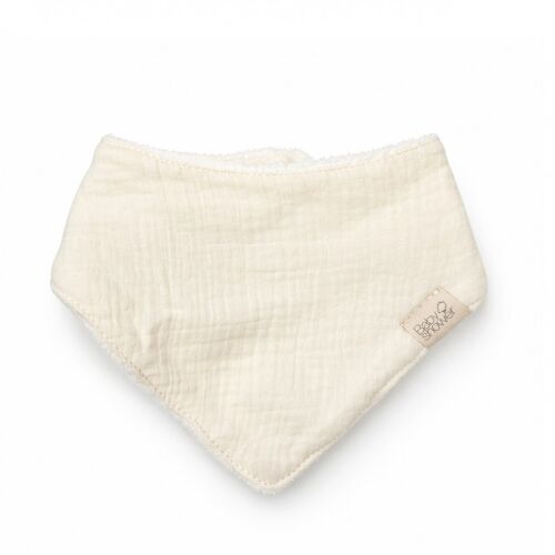 Les Petits Marmots | Bavoir bandana bambou - Ivory