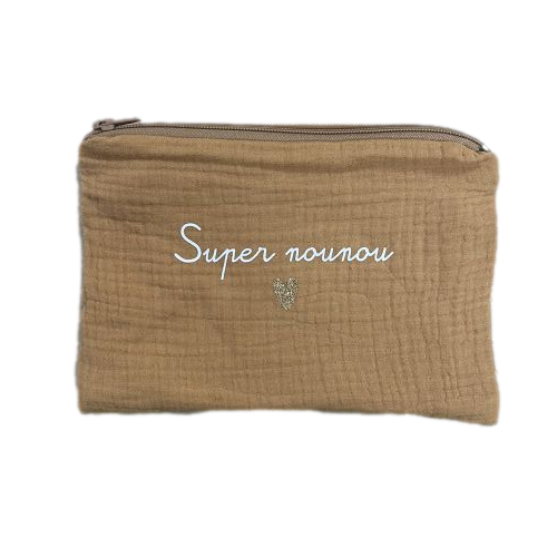 Les Petits Marmots | Pochette camel - Super nounou 