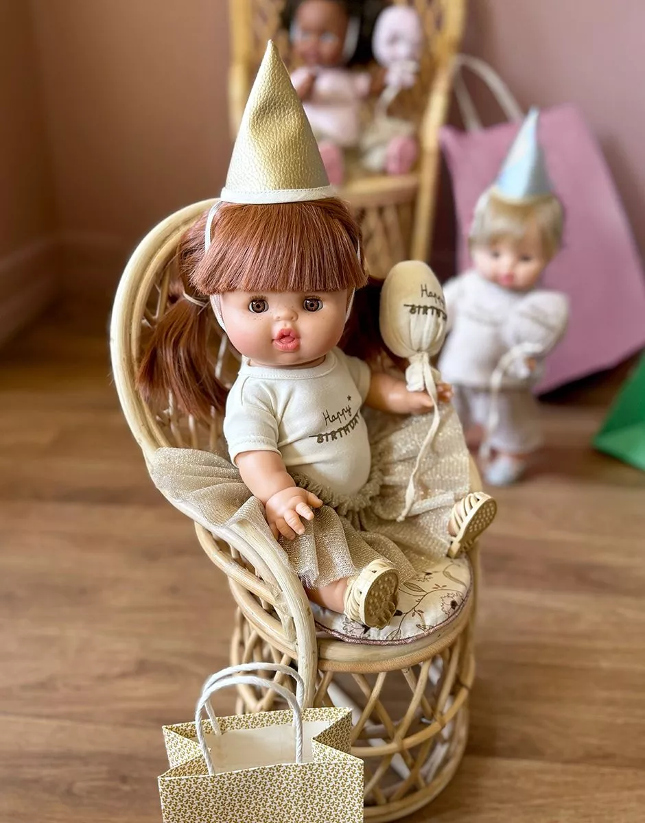 Les Petits Marmots | Les P'tits Déguiz' - Ensemble "Happy Birthday" fille écru