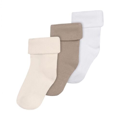 Les Petits Marmots | Set de 3 chaussettes - Beige