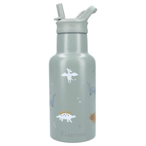 Les Petits Marmots | Gourde isotherme 350ml Kidzroom - Dinosaures
