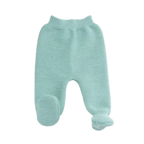 Les Petits Marmots | Pantalon en maille - Sauge