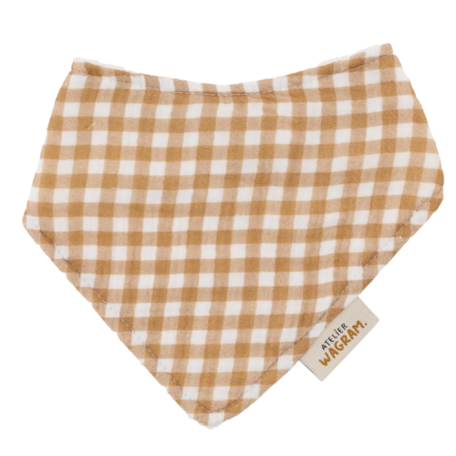 Les Petits Marmots | Bavoir bandana Atelier Wagram - Vichy