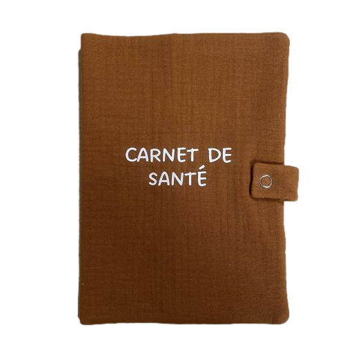 Les Petits Marmots | Protège carnet de santé "Carnet de santé" - Caramel