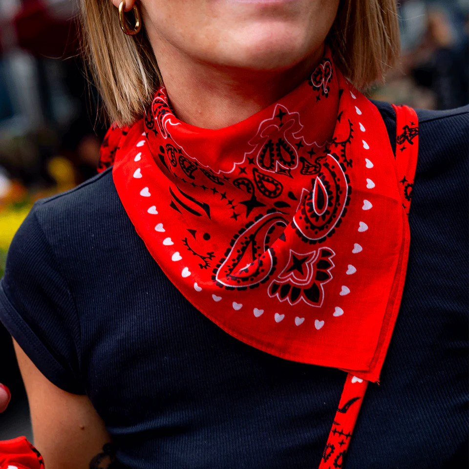 Les Petits Marmots | Petit foulard rouge bandana