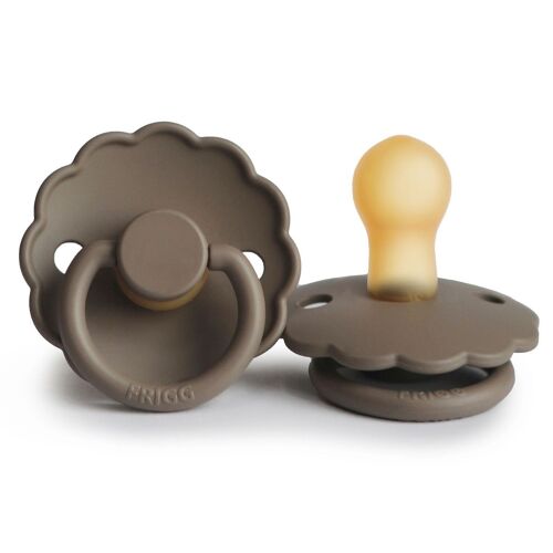 Les Petits Marmots | Tétine Daisy en Latex 0-6 mois - Portobello