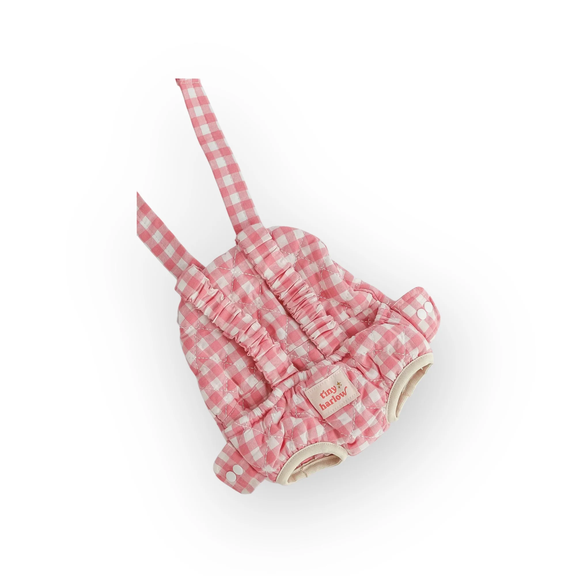 Les Petits Marmots | Porte-bébé pour poupées - Vichy rose