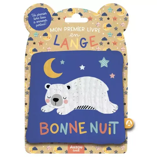 Les Petits Marmots | Livre en tissus - Bonne nuit