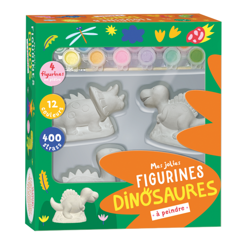 Les Petits Marmots | Mes jolies figurines à peindre - Dinosaures