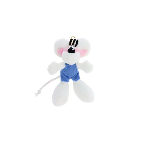 Les Petits Marmots | Porte-clés peluche Diddl en salopette bleue 15cm - Diddl