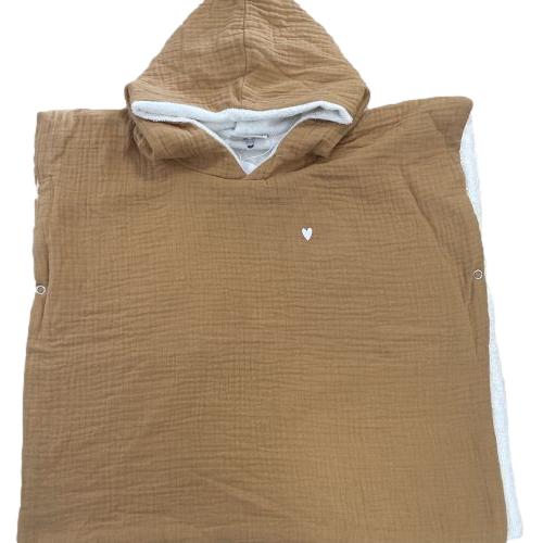 Les Petits Marmots | Poncho de bain 0-3ans - Camel