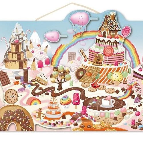 Les Petits Marmots | Puzzle magnétique - Les bonbons