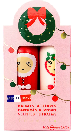 Les Petits Marmots | Coffret 2 baumes à lèvres - Guirlande