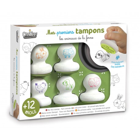 Les Petits Marmots | Mes premiers tampons - A la ferme