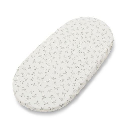 Les Petits Marmots | Housse de matelas couffin - Olive Bloom
