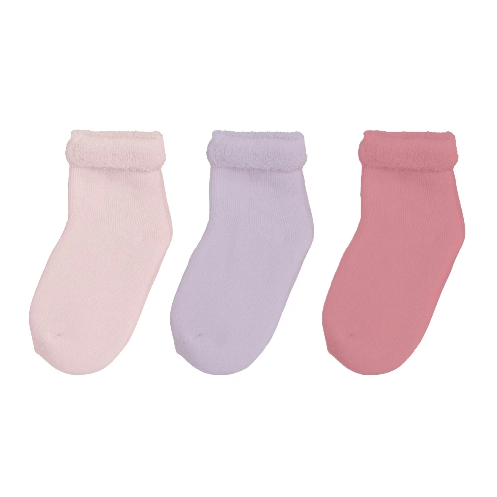 Les Petits Marmots | Set de 3 chaussettes 0/6 mois - Rose