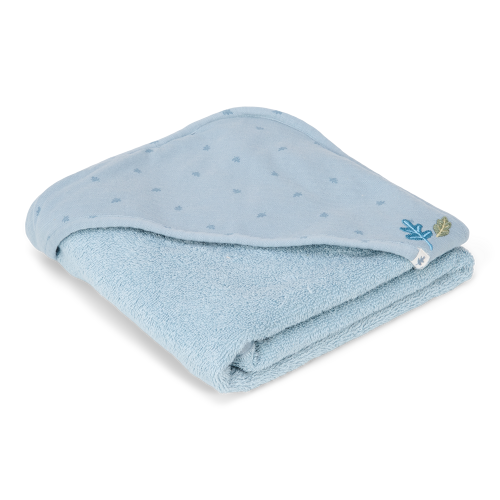 Les Petits Marmots | Cape de bain 100x100cm - Pure Denim Blue
