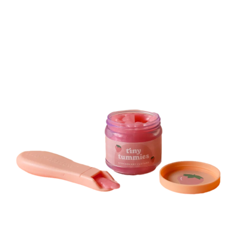 Les Petits Marmots | Petit pot magique et sa cuillère - Fraise
