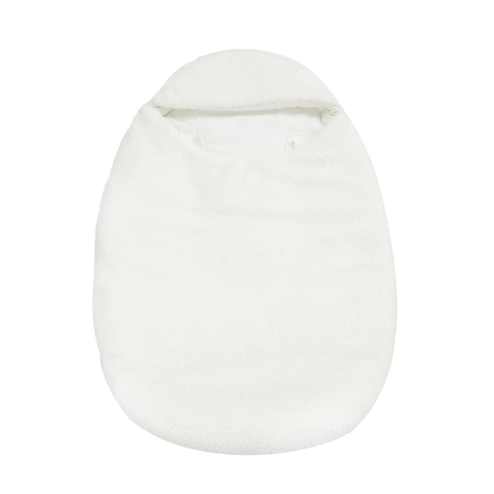 Les Petits Marmots | Nid d'ange sherpa naissance - Blanc