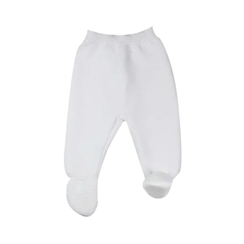 Les Petits Marmots | Pantalon en maille - Blanc