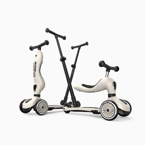 Les Petits Marmots | Porteur évolutif en trottinette Highwaykick 1 Push and Go - Ash