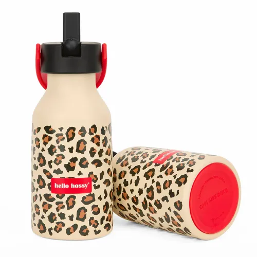 Les Petits Marmots | Gourde 350ml - Léopard