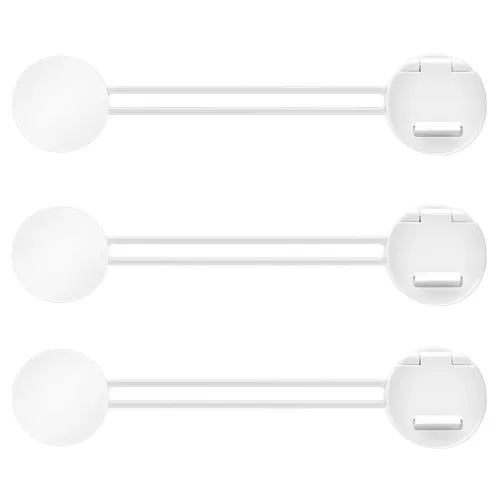Les Petits Marmots | Set de 3 loquets bloque portes - Blanc