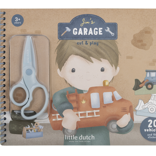 Les Petits Marmots | Livre d'activités Garage - 20 masques et ciseaux